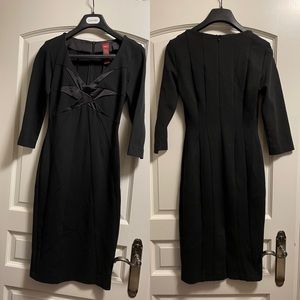 Slimming little black dress